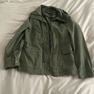 Green cargo jacket